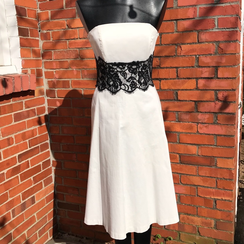 White House Black Market Strapless Dress